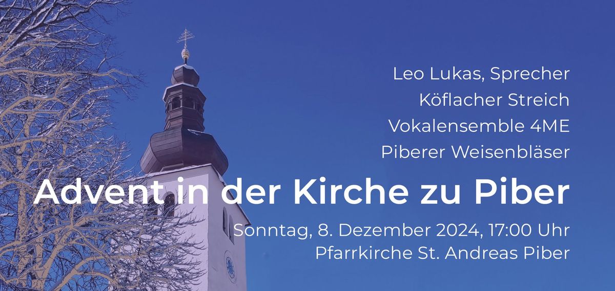 Advent in der Kirche zu Piber 2024