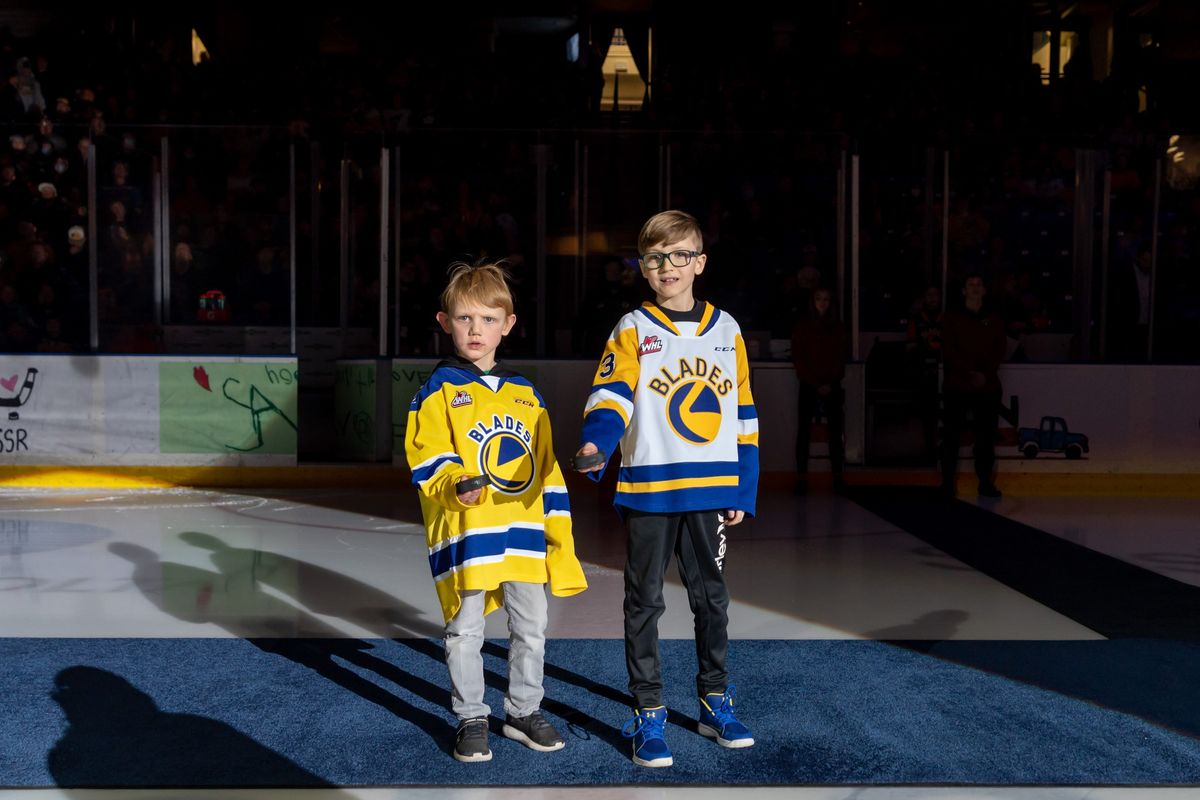 Saskatoon Blades VS Brandon Wheat Kings Heart Month Game