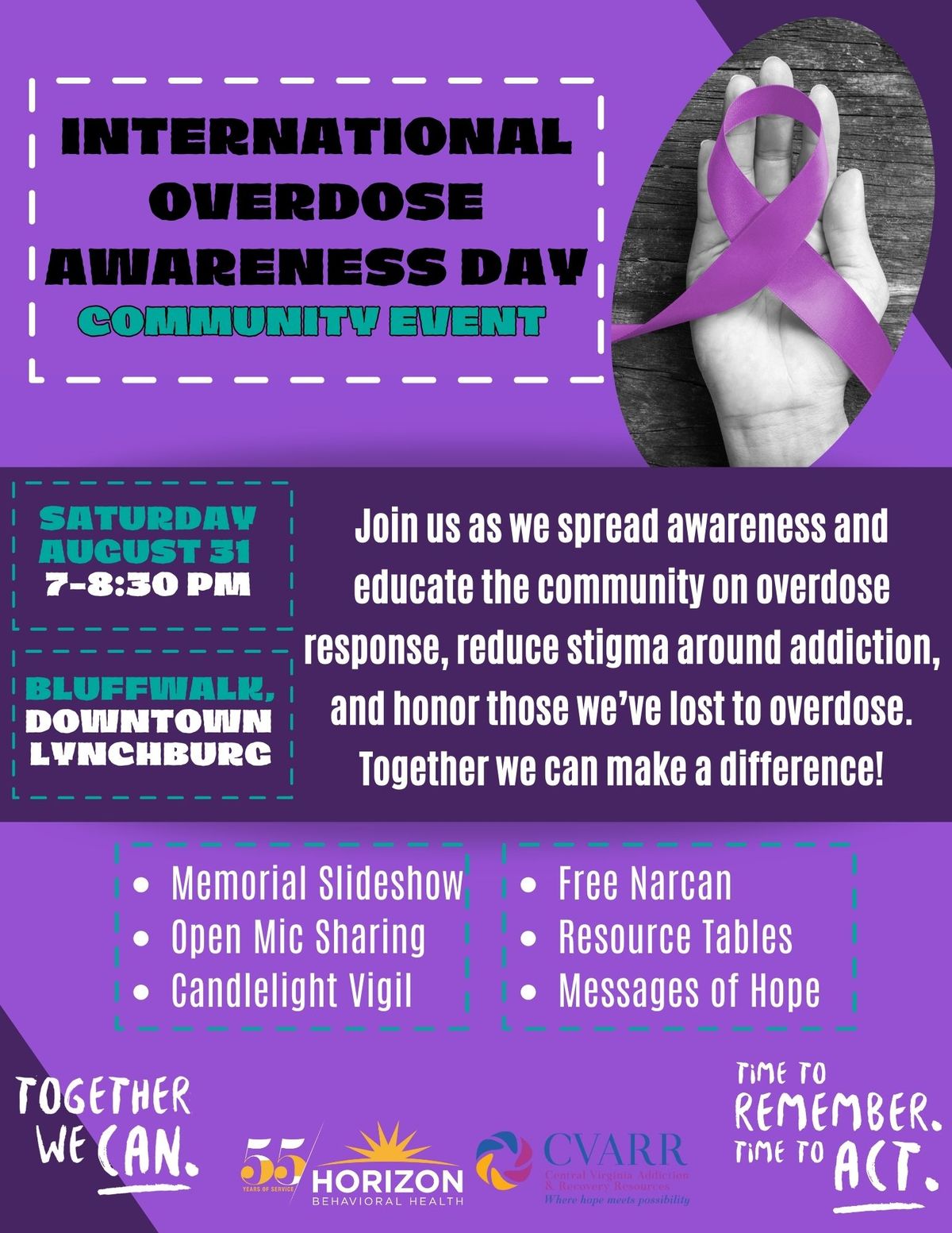 International Overdose Awareness Day Community Event