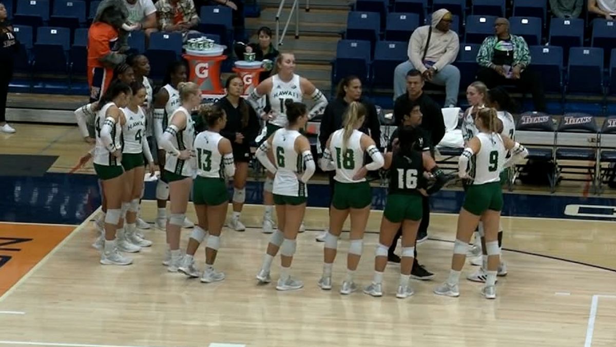 Parking Cal State Fullerton Titans at Hawaii Womens Volleyball