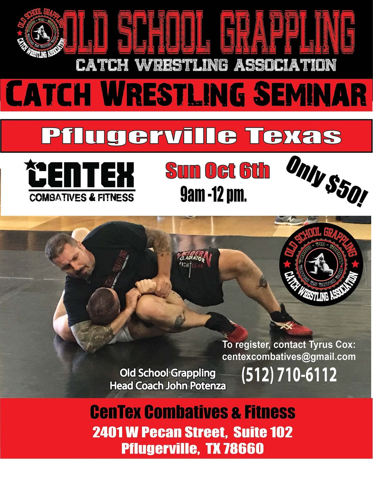 Catch Wrestling Seminar with Coach John Potenza 