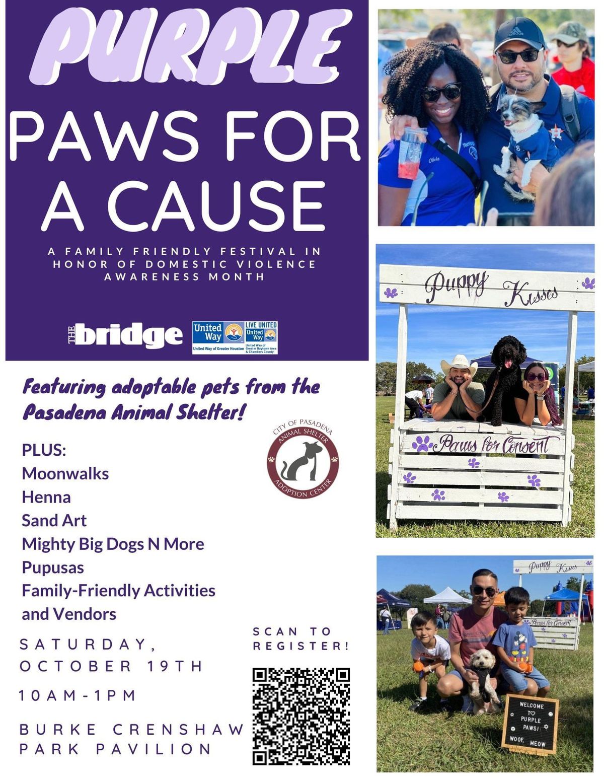 Purple Paws For A Cause