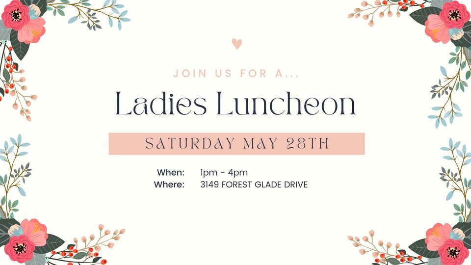 WOMENS LUNCHEON, Evangel Bible Church, Windsor, 28 May 2022