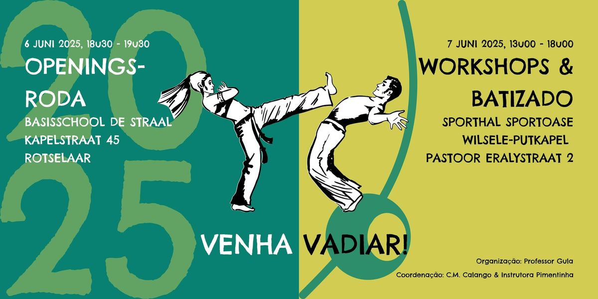 Venha vadiar: workshops & batizado