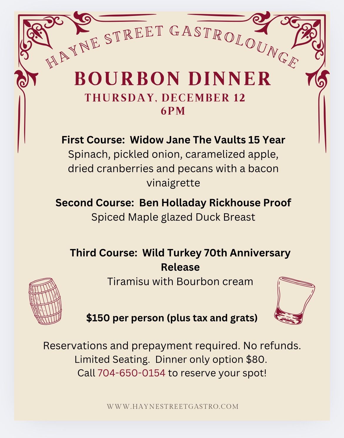 Bourbon Dinner #3