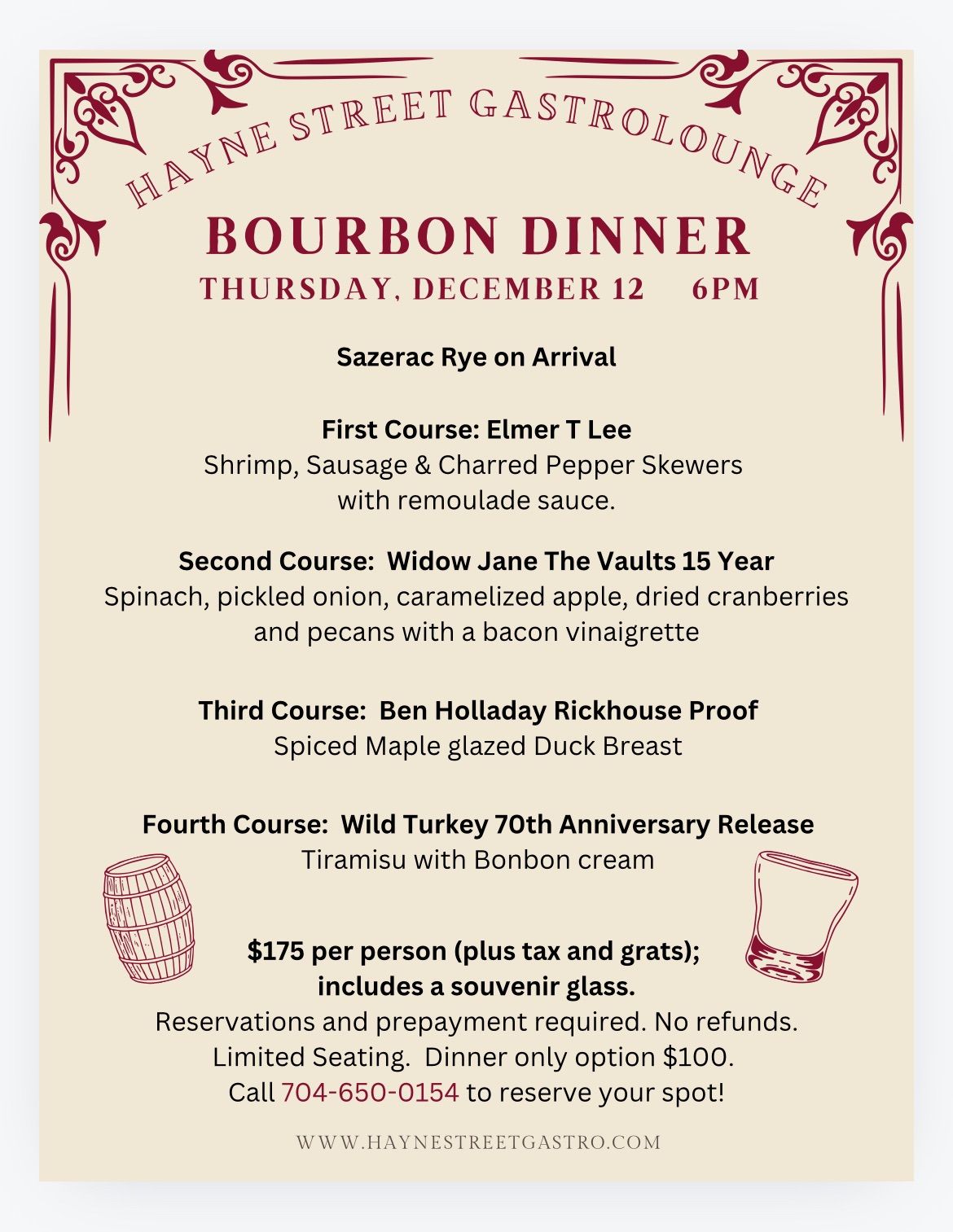 Bourbon Dinner #3