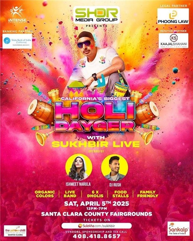 Holi Dayger 2025 Bay Area