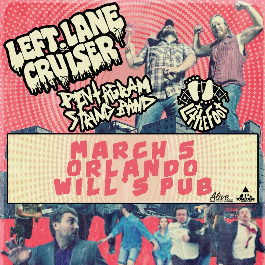 Left Lane Cruiser  The Pentagram String Band  & Little Foot