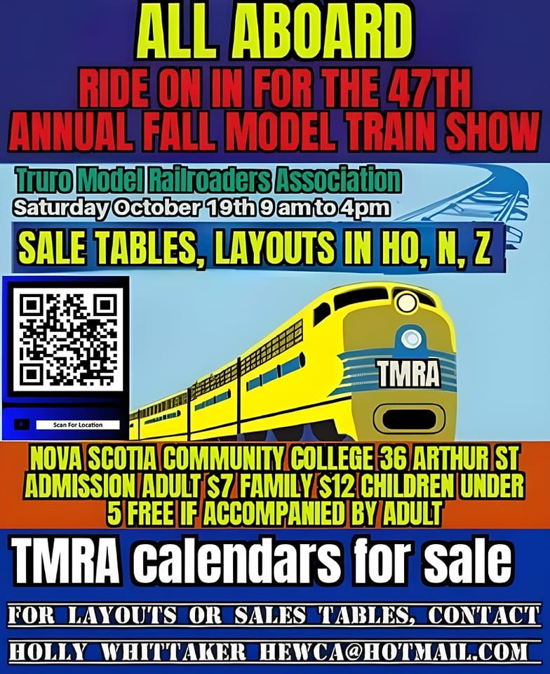 2024 TMRA Annual Fall Train Show