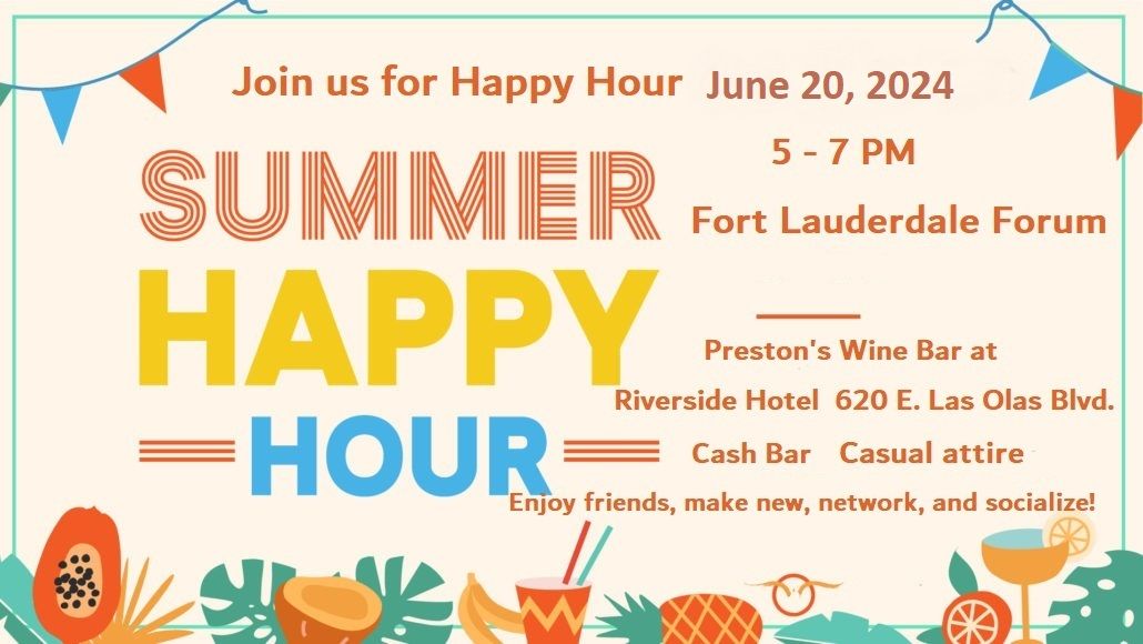 Fort Lauderdale Forum Summer Social