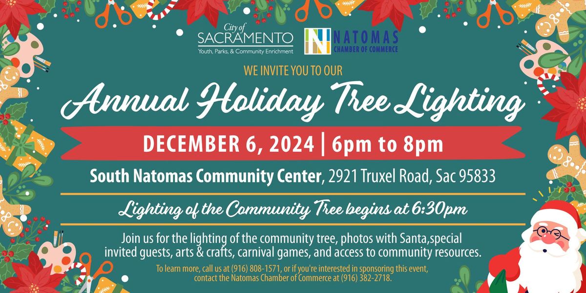 Annual Holiday Tree Lighting - South Natomas Community Center