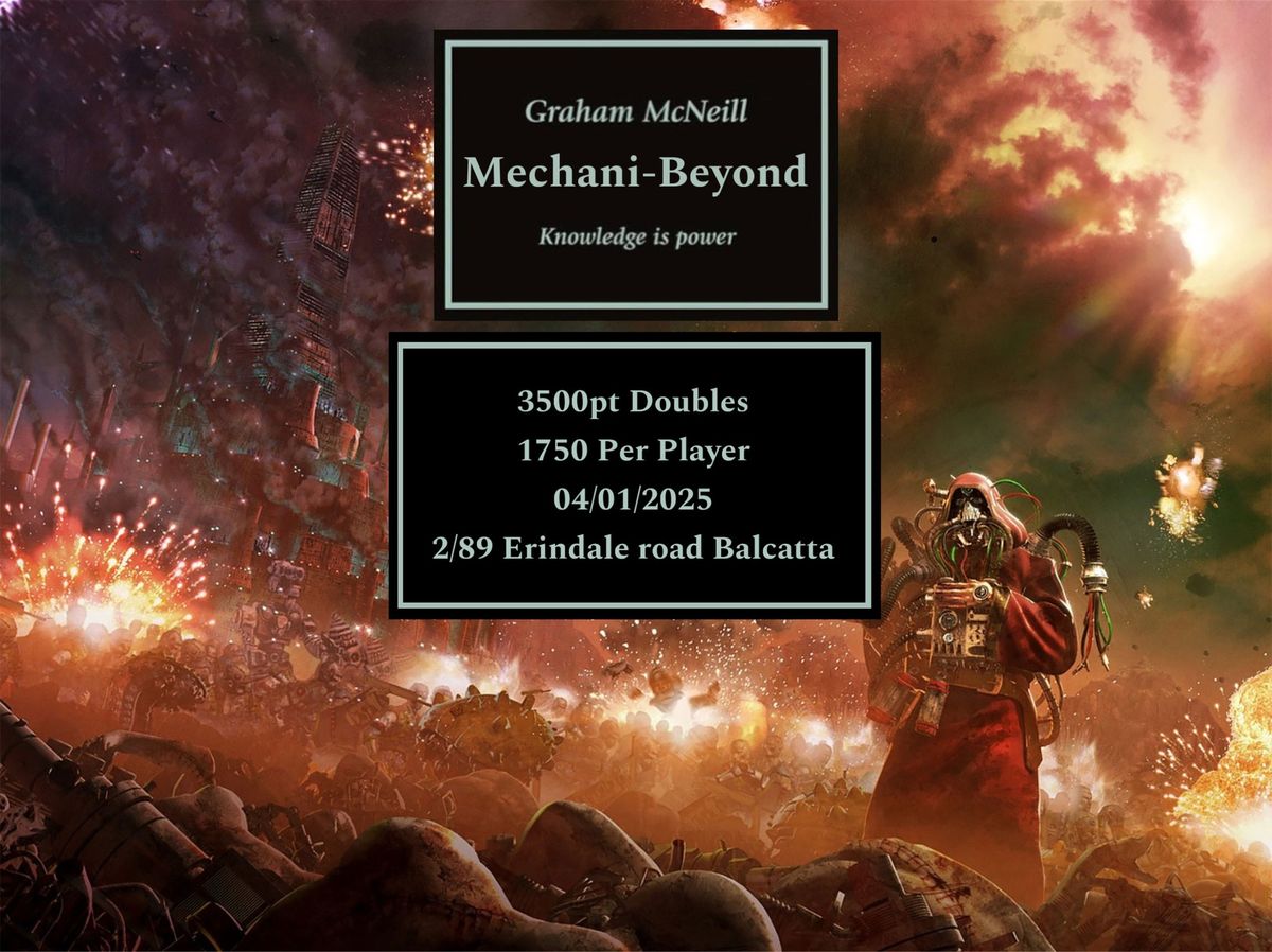 Mechani-Beyond - A 3500 Point Doubles Event