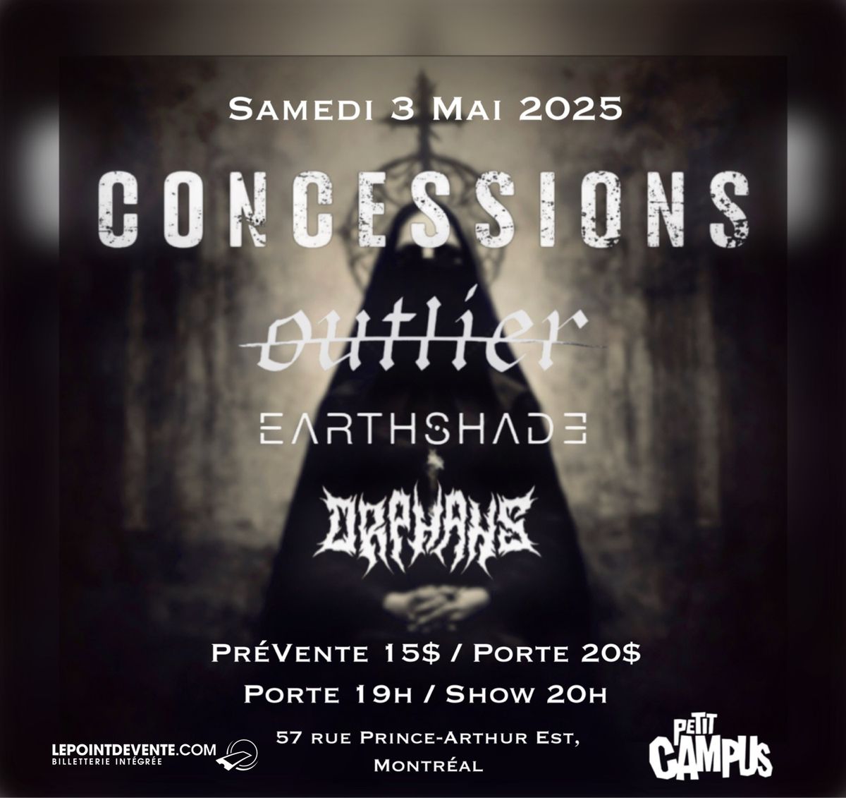 CONCESSIONS \/ Outlier \/ Earthshade \/ Orphans