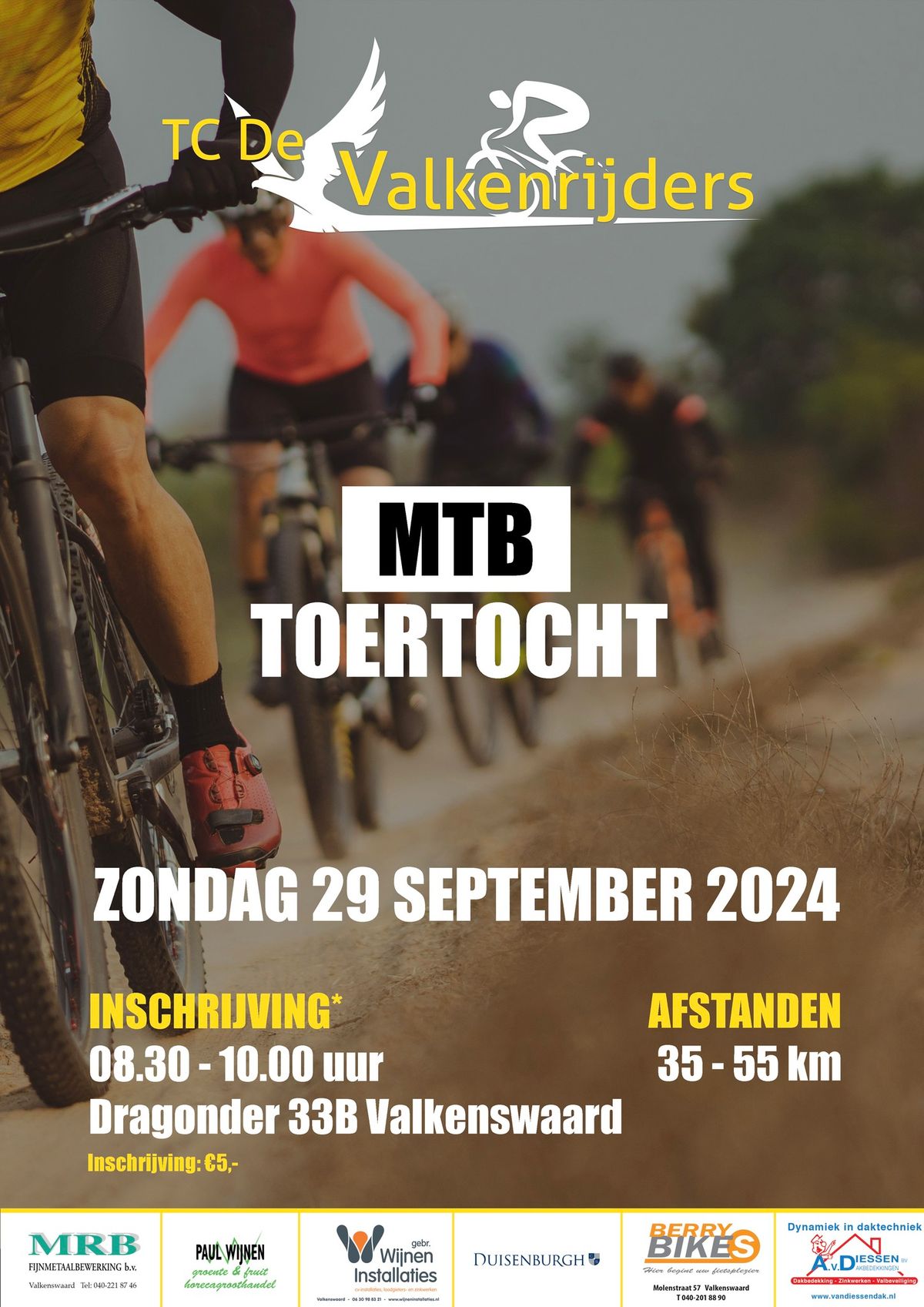 MTB Toertocht - TC de Valkenrijders