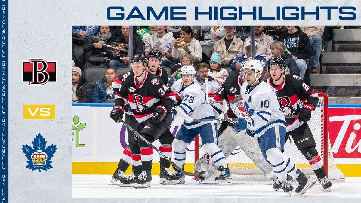 Belleville Senators at Toronto Marlies at Scotiabank Arena