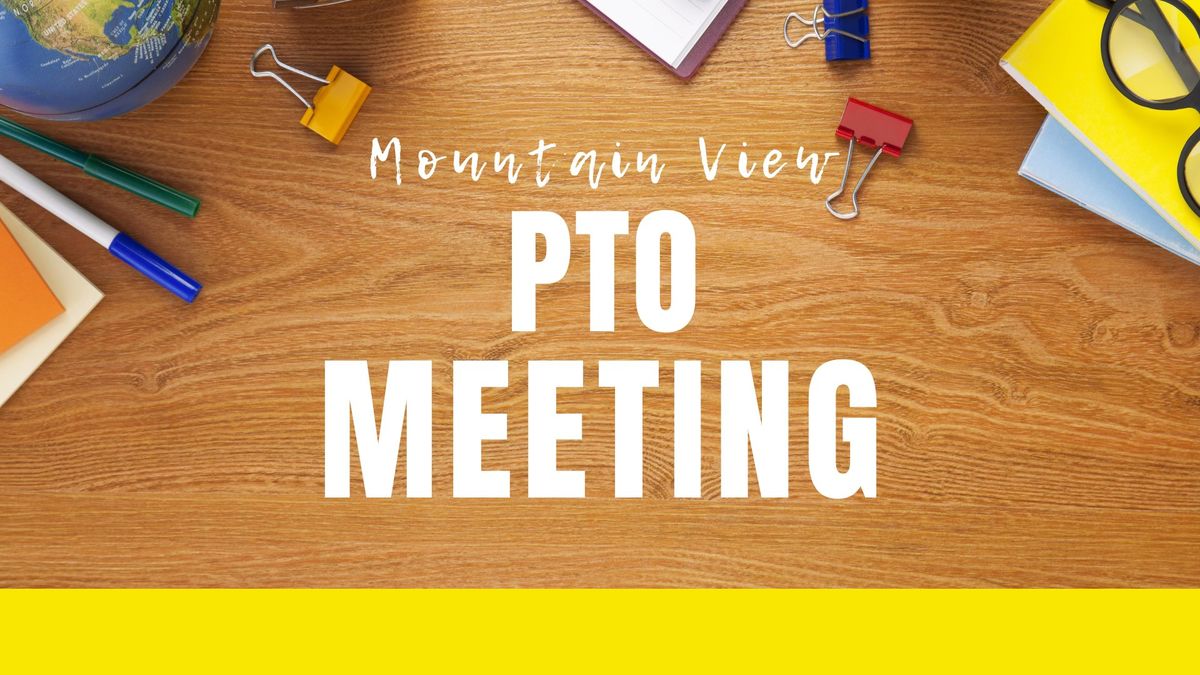 May PTO Meeting