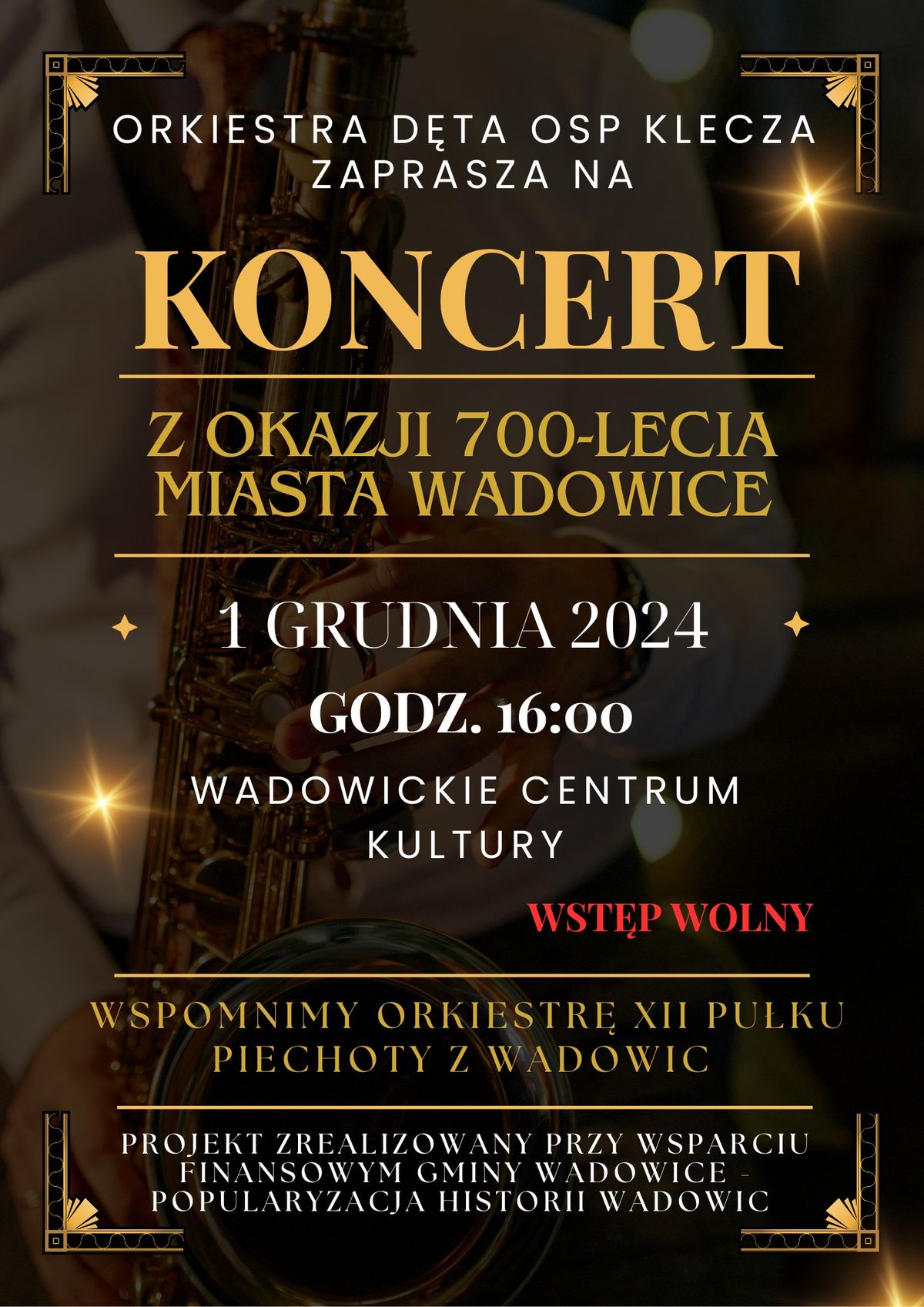 Koncert z okazji 700-lecia Miasta Wadowice