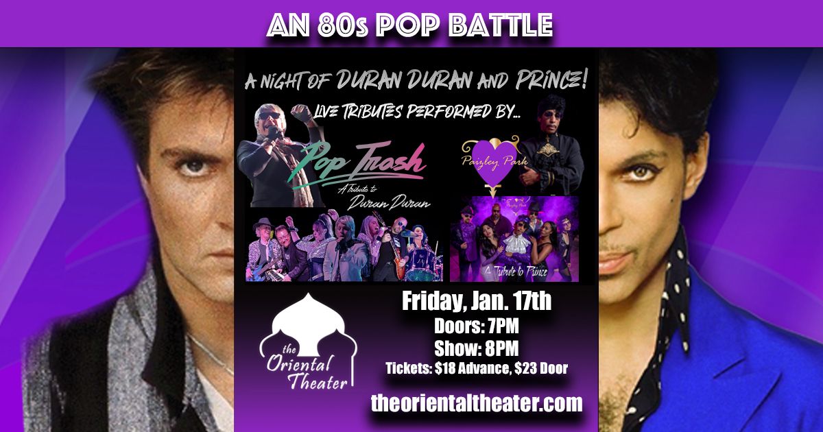 Paizley Park + Pop Trash | A Night of Duran Duran & Prince!