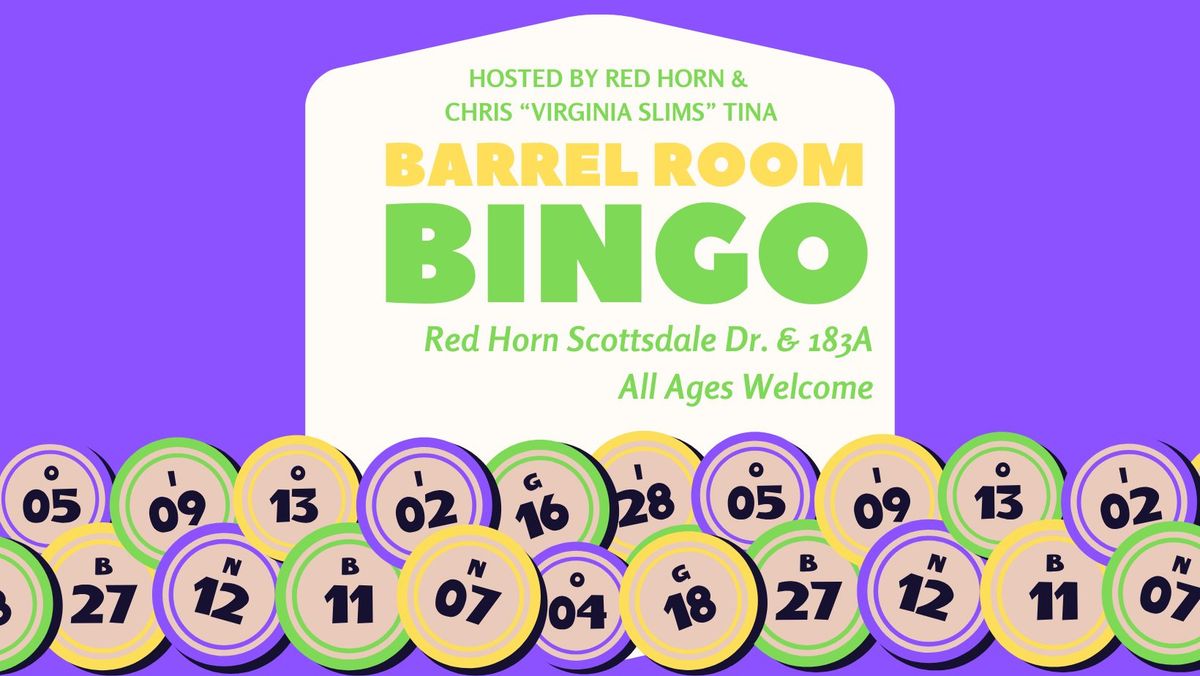 BINGO in the Barrel Room