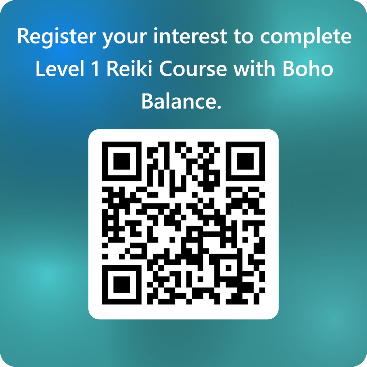 Level 1 Reiki Training