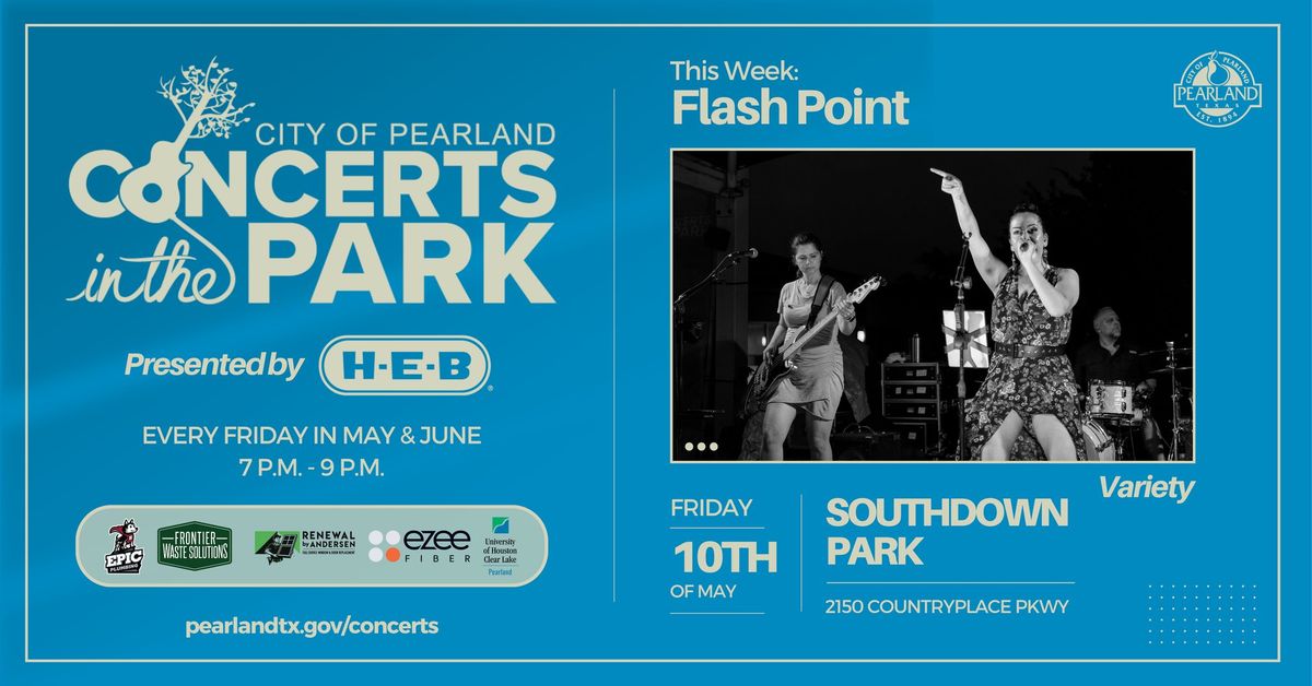 Concerts in the Park Presented by HEB- Flashpoint