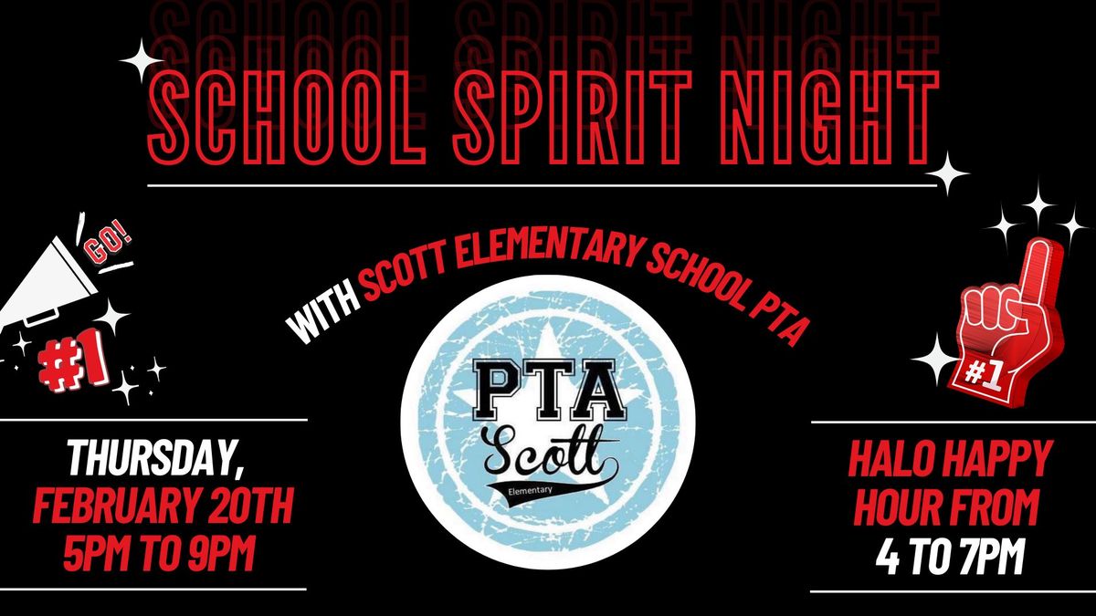 School Spirit Night - Scott Elementary School PTA