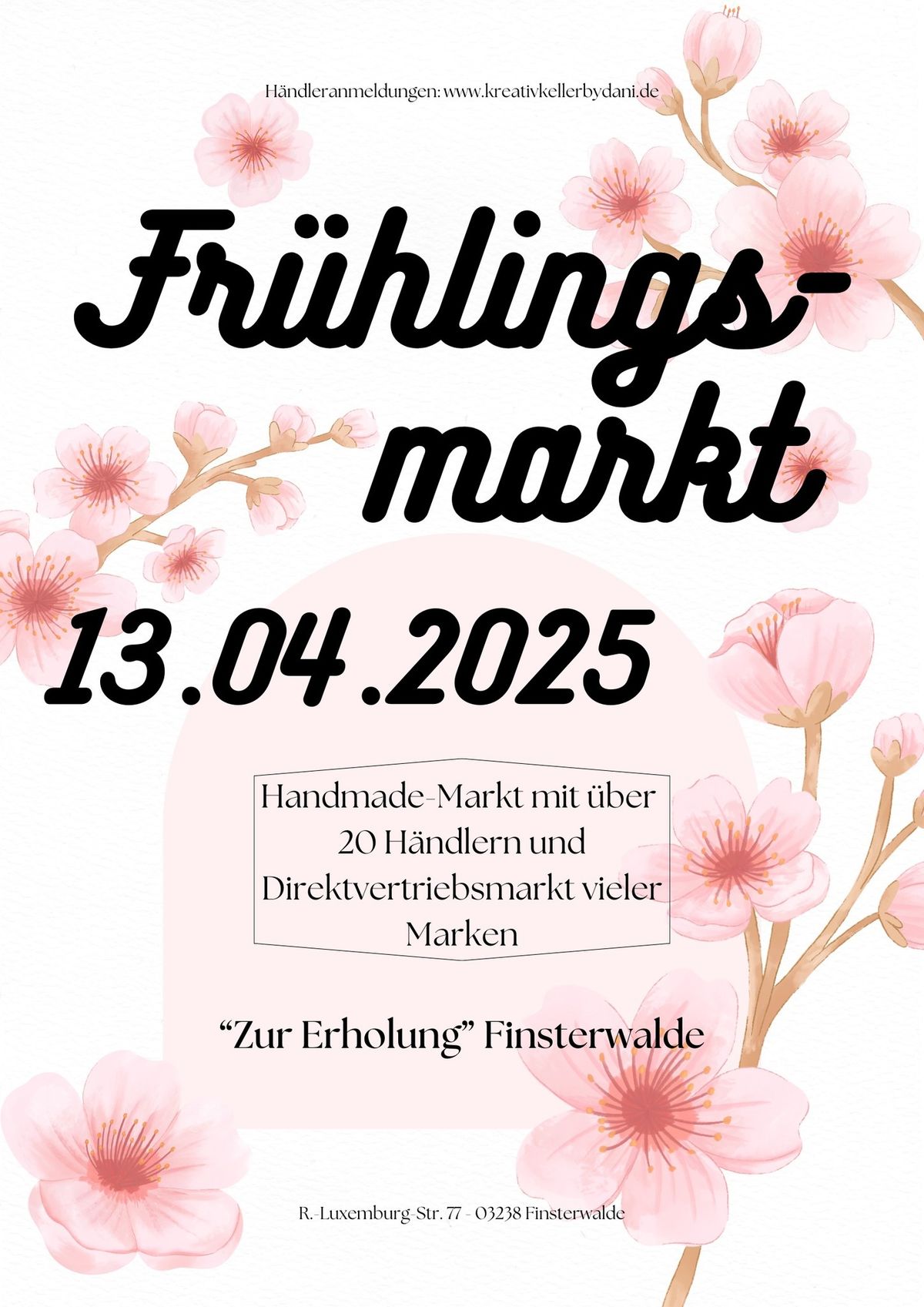 2. Fr\u00fchlingsmarkt in Finsterwalde (handmade und Direktvertrieb)