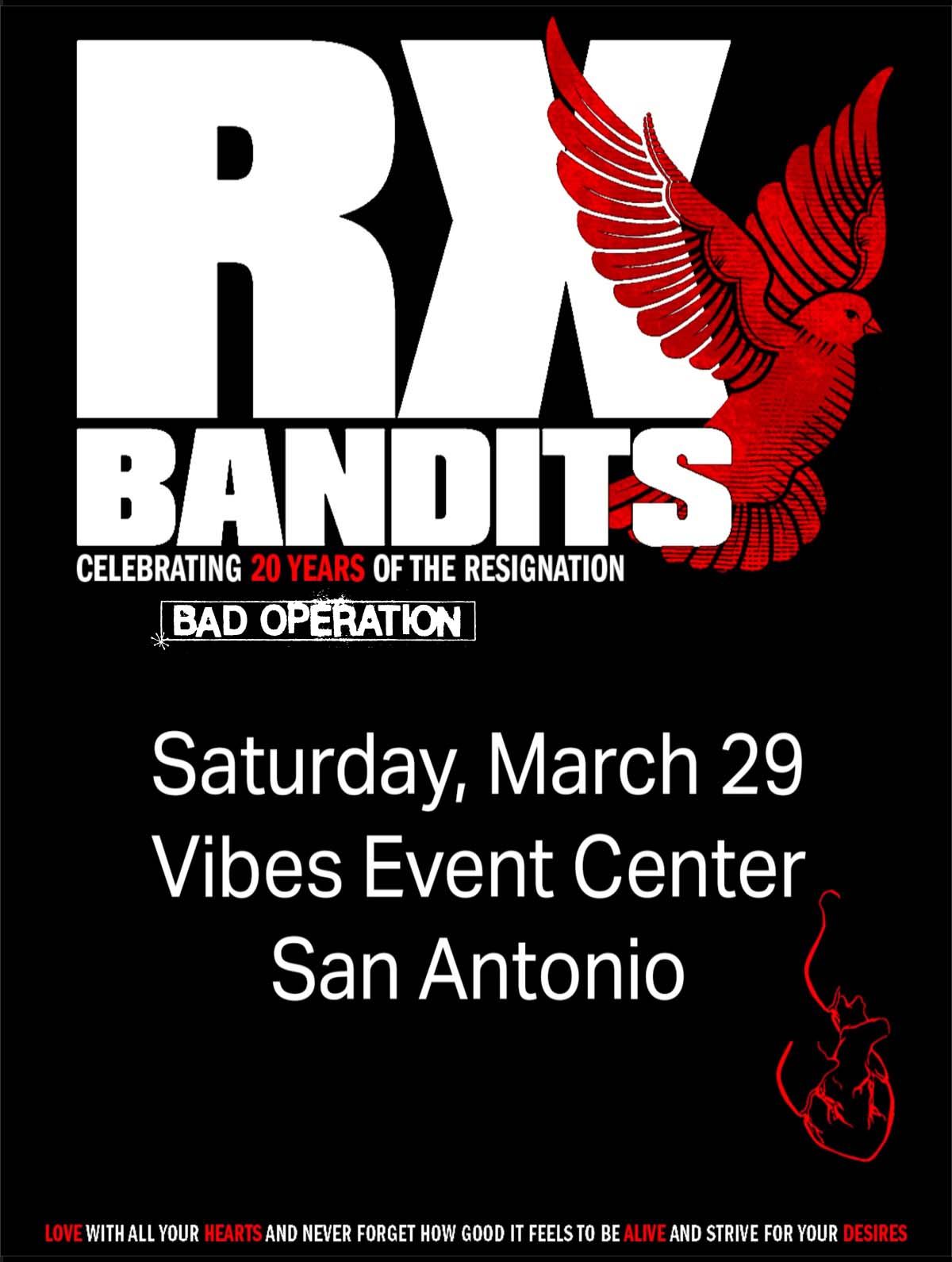 RX Bandits at Vibes Event Center