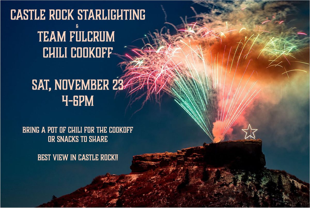 Annual Starlighting & Team Fulcrum Chili Cookoff