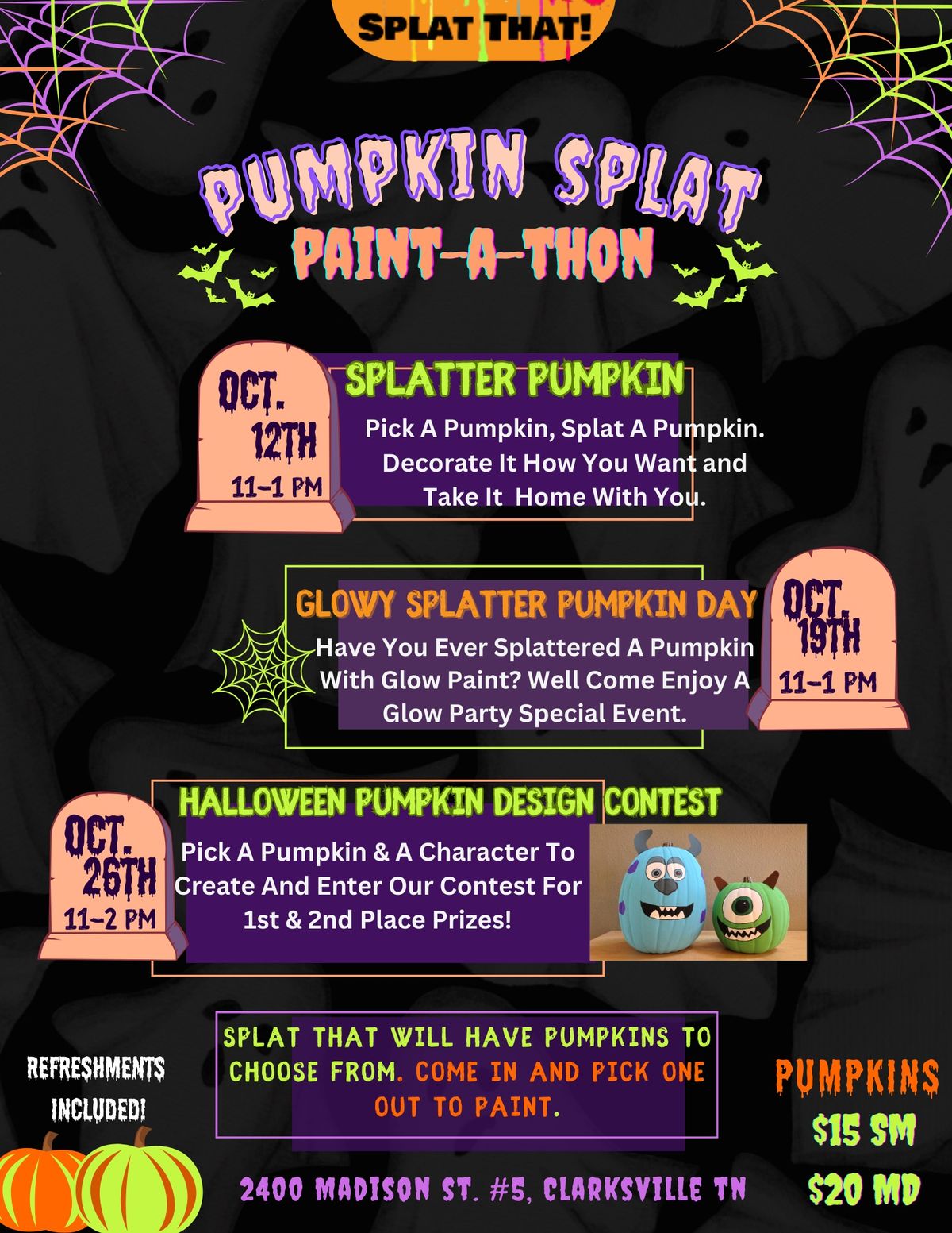 Pumpkin Paint A Thon