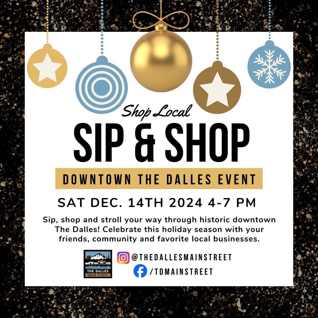 Sip & Shop Downtown The Dalles