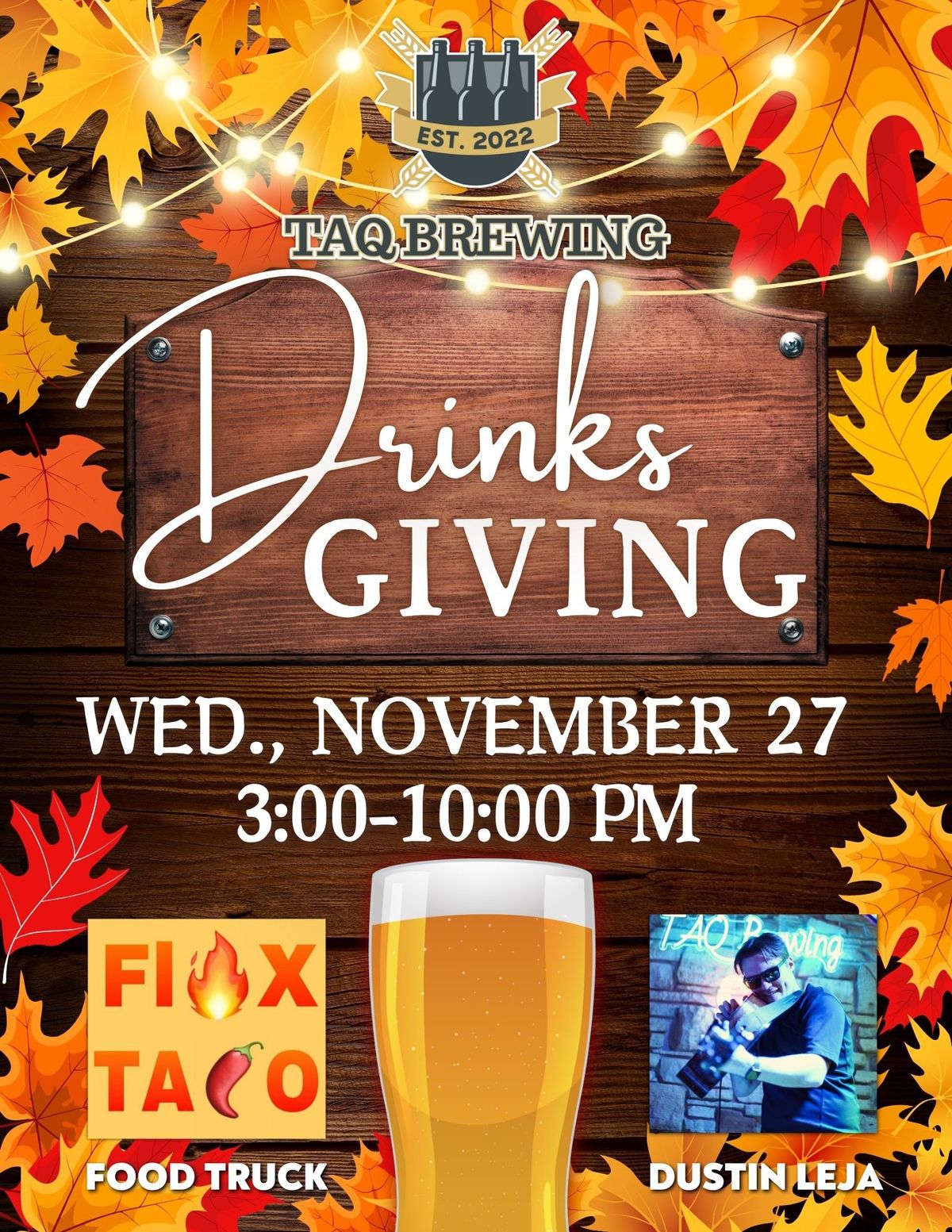 Drinksgiving at TAQ