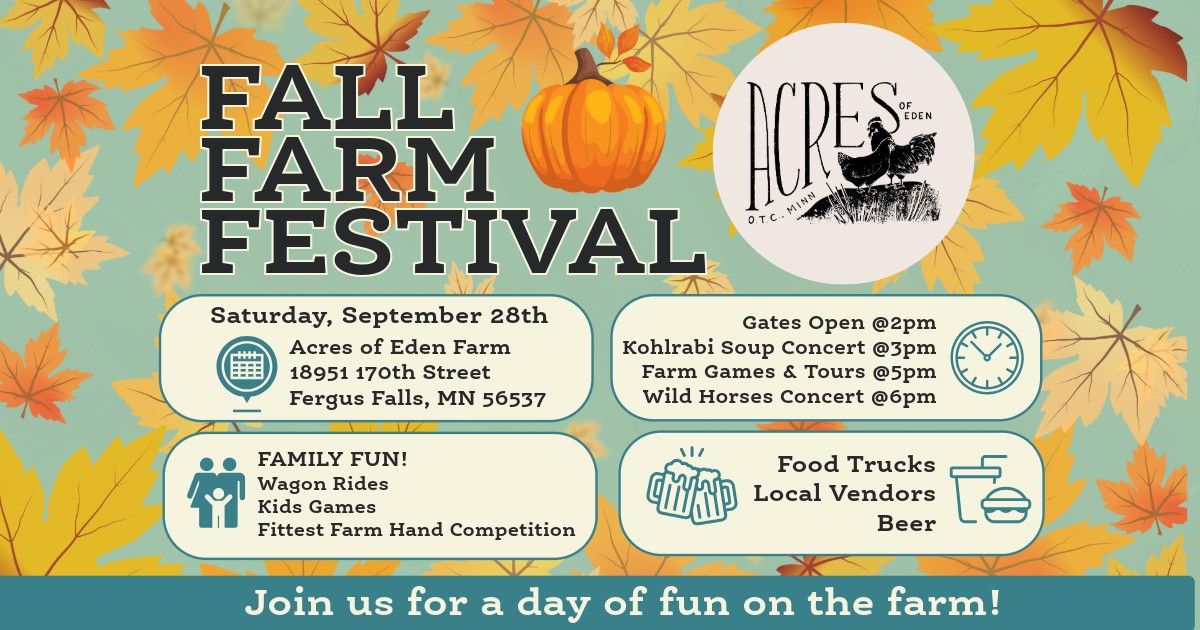 Fall Farm Festival at Acres of Eden