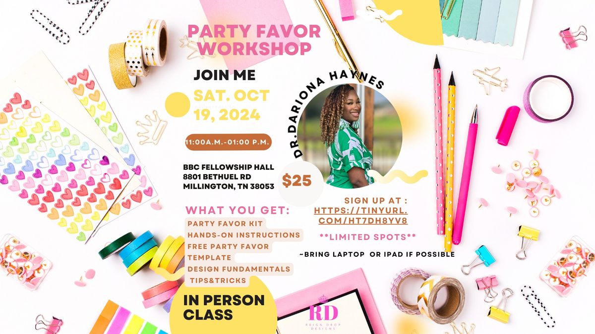 Party Favor Workshop