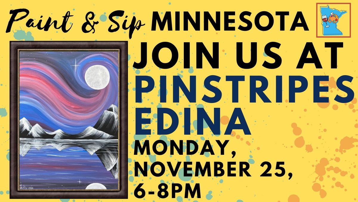 November 25 Paint & Sip at Pinstripes