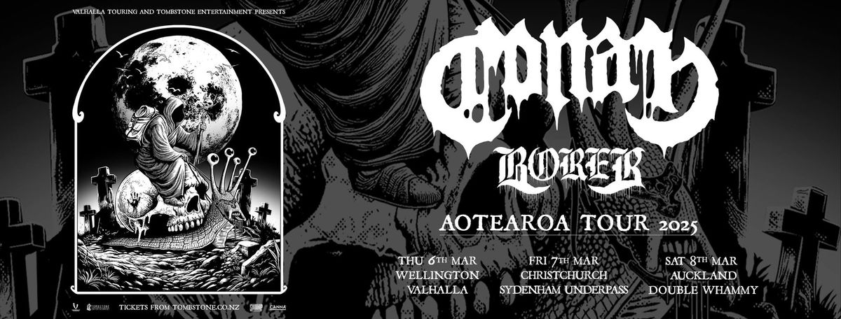 CONAN - NZ Tour w\/ BORER - Wellington