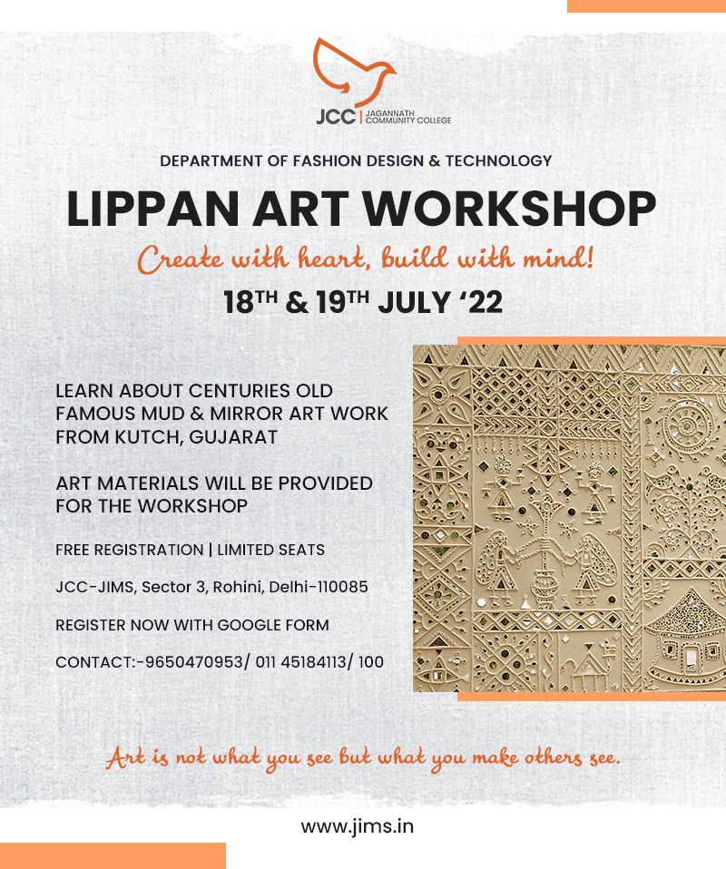 Lippan Art Workshop @JCC-JIMS