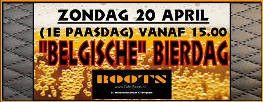 Belgische Bierdag - 1e Paasdag