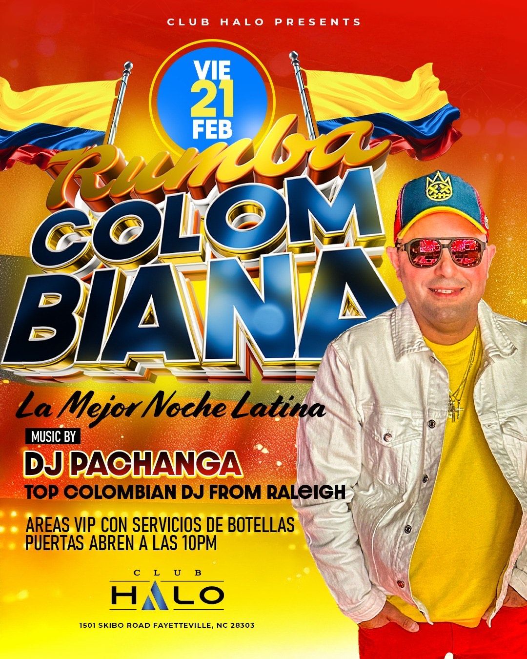 CLUB HALO PRESENTS - RUMBA COLOMBIANA - FEB 21, 2025