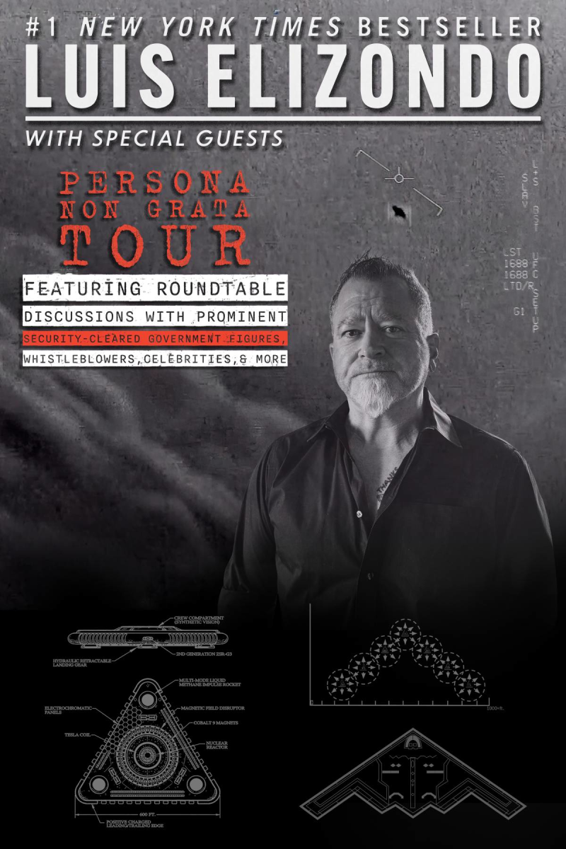 Lue Elizondo - Persona Non Grata at The Regent Theater Los Angeles