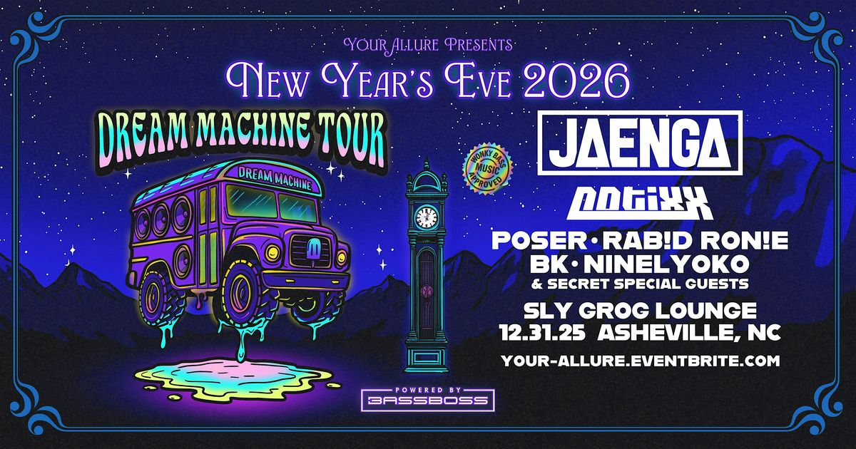 New Year's Eve 2026 with Jaenga, Notixx, Poser & More at Sly Grog Lounge