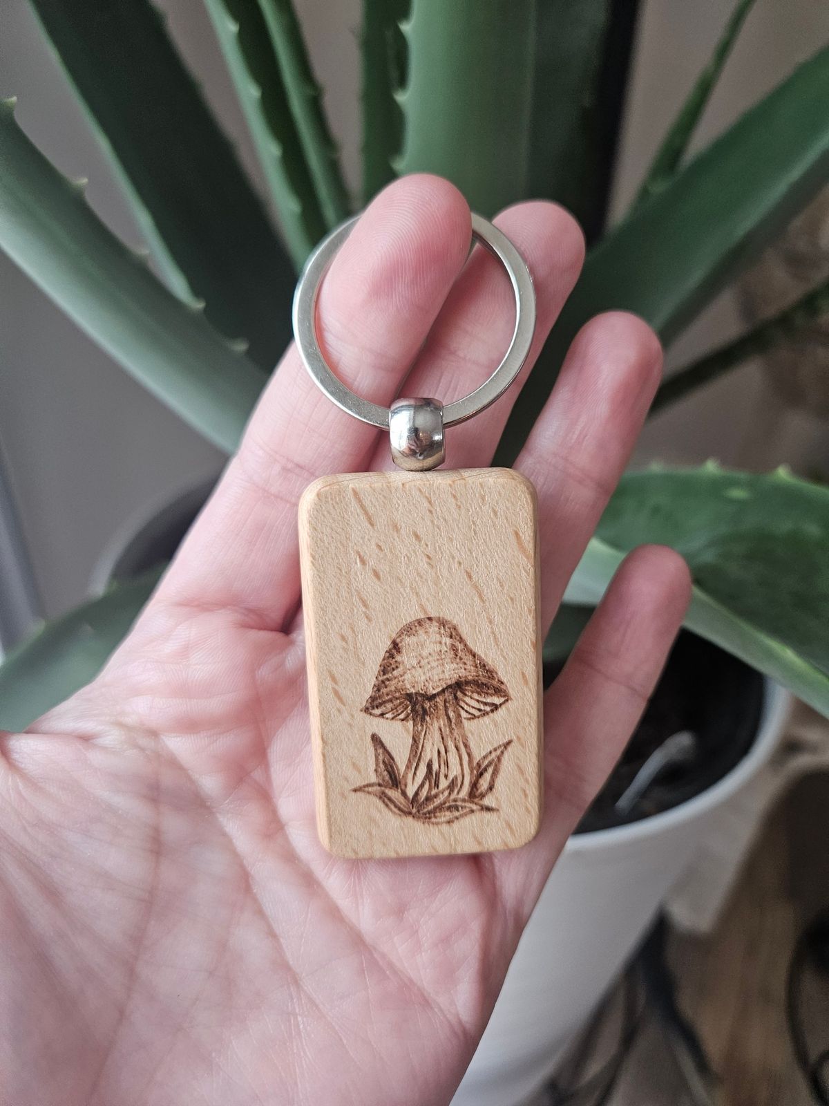 Pyrography Keychains