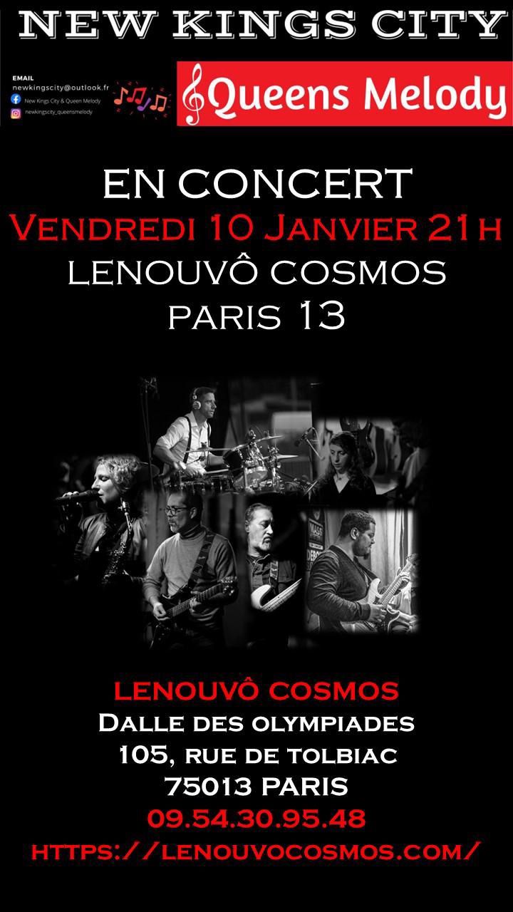 Concert New Kings Paris 13\u00e8me Lenouvo Cosmos