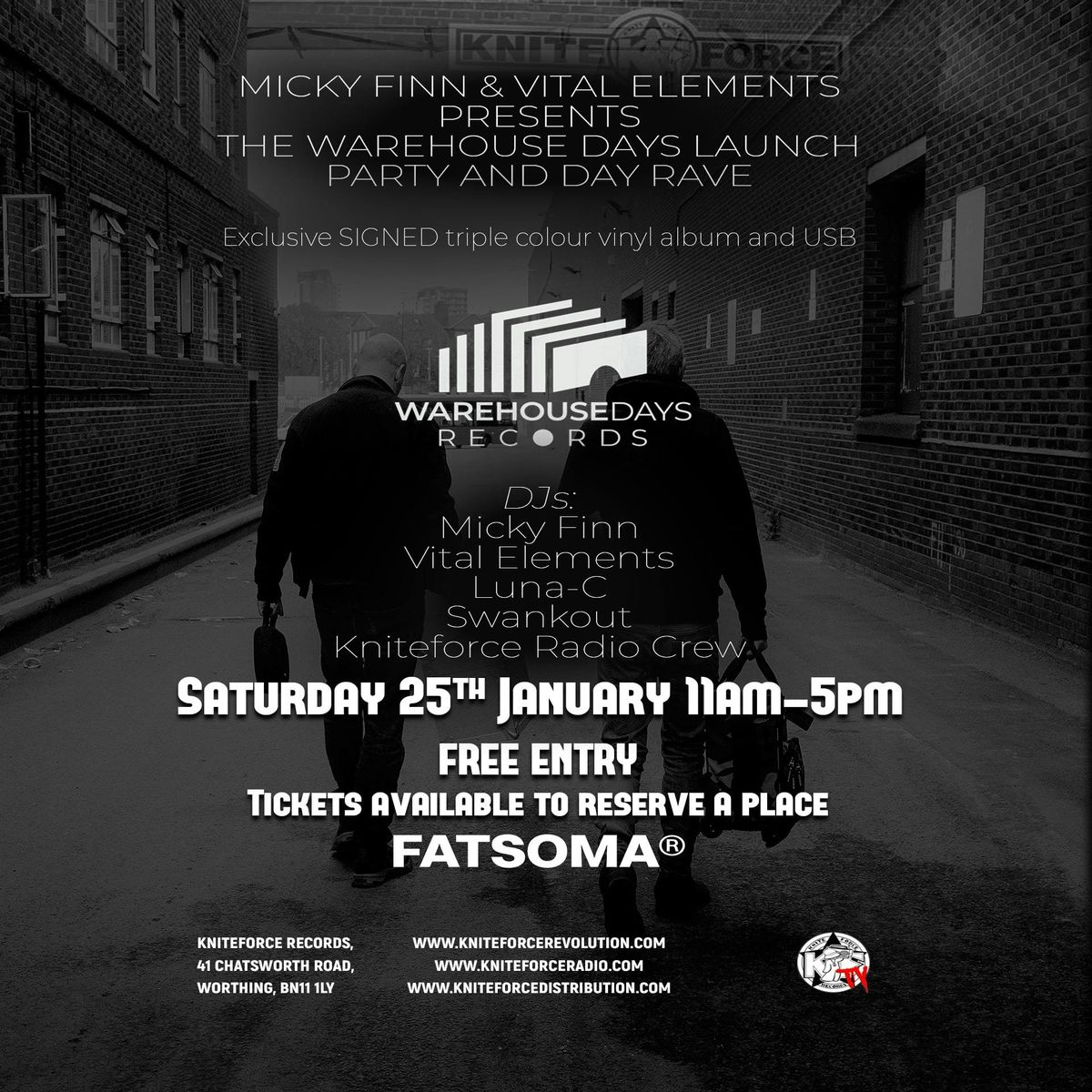 Micky Finn &amp; Vital Elements Present "The Warehouse Days Release Party