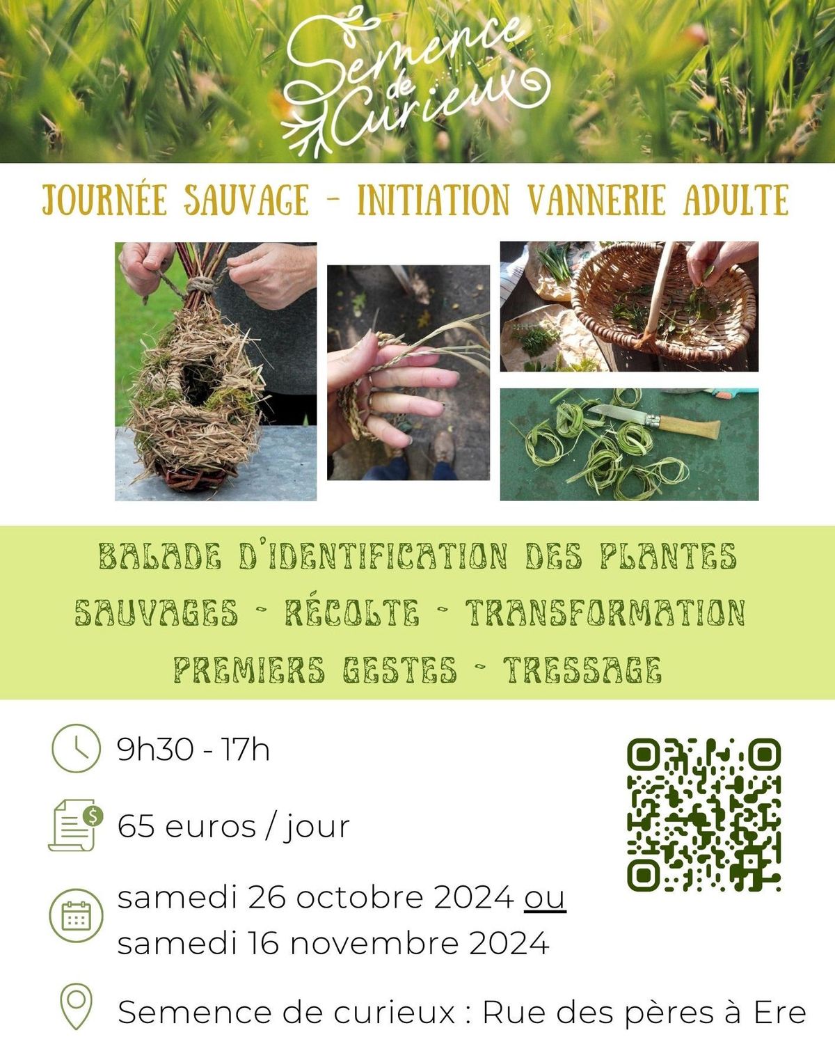 journ\u00e9e adulte- initiation \u00e0 la vannerie sauvage