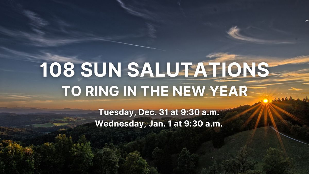 108 Sun Salutations to Ring in the New Year