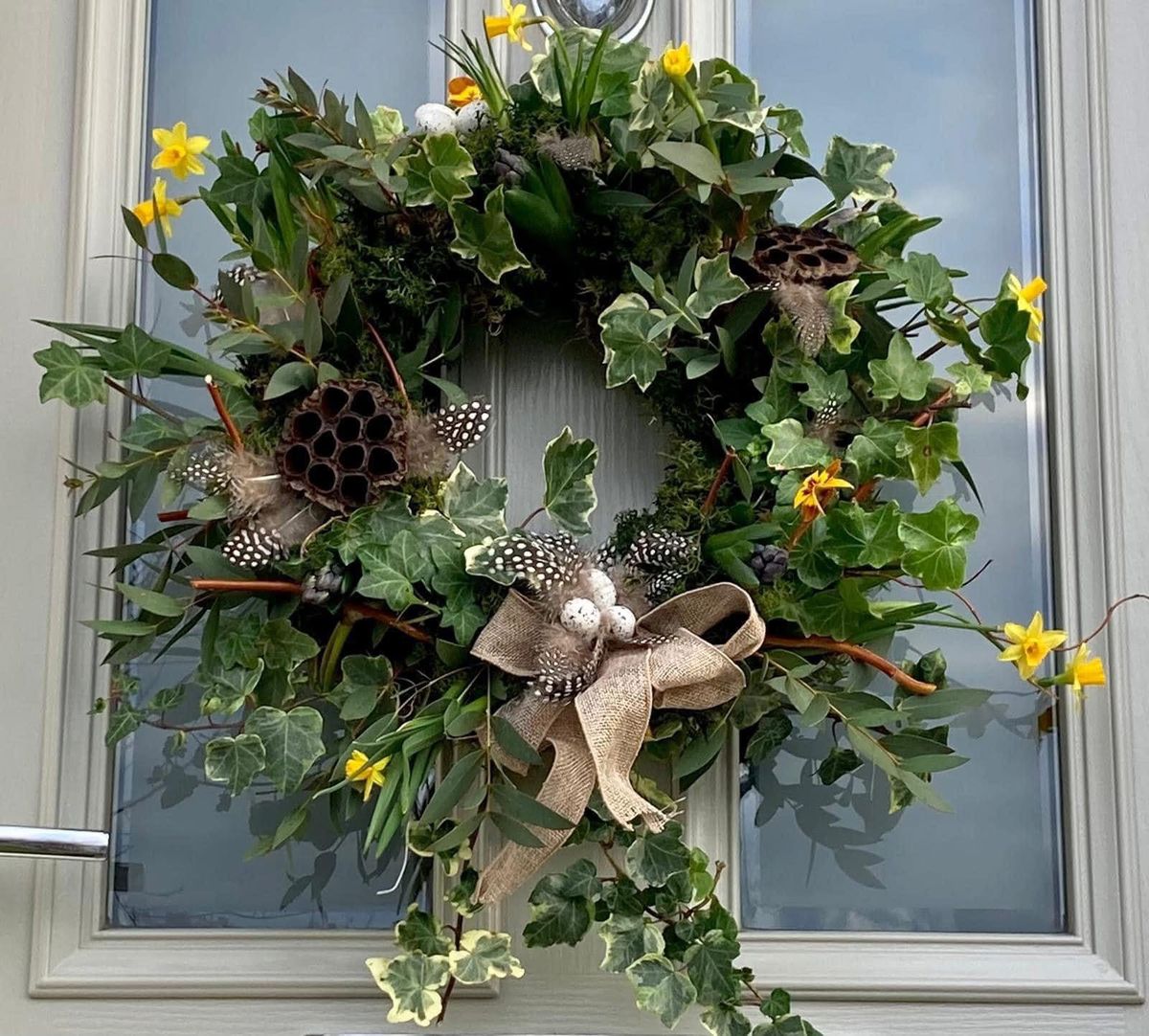 Living Spring Door Wreath Workshop 