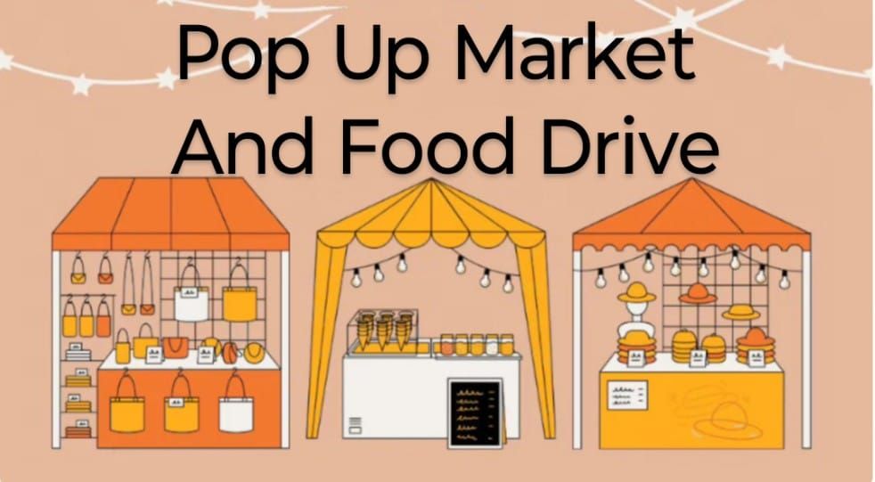 Vintage and Handmade Pop-up Market & Food Drive