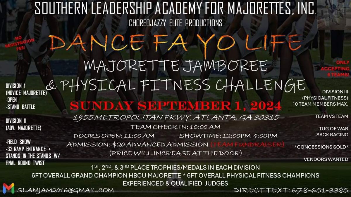 \u201cDance Fa Yo Life\u201d Majorette Jamboree