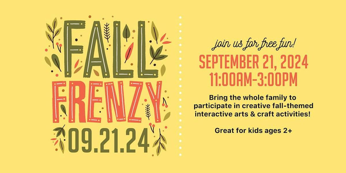 [FREE EVENT] Fall Frenzy: Kids Day!